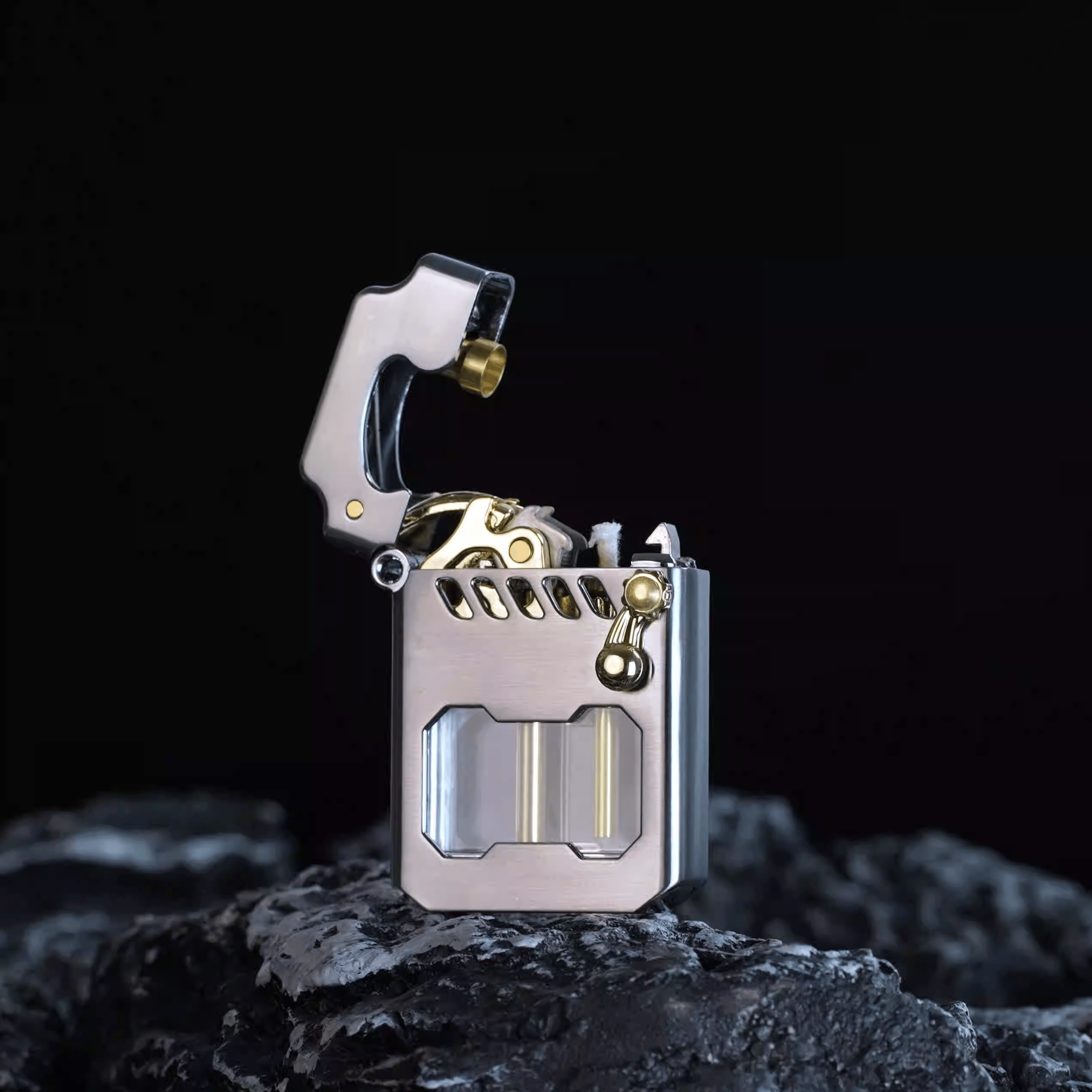 🔥Father's Day Sale 49% OFF - Mecha Metal Rocker Lighter