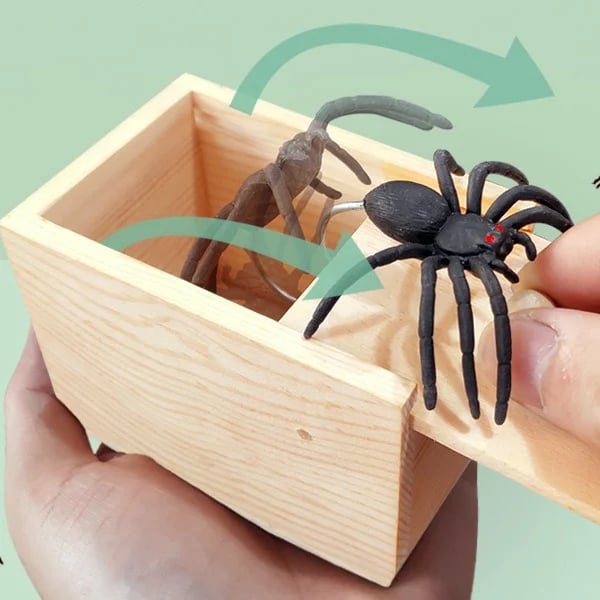 ⚡Heißer Verkauf⚡🤣verrückte Streich-Geschenkbox mit Spinne