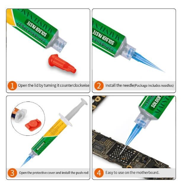 🔥HOT SALE🔥35g BGA Syringe Tin Solder Paste Leaded Sn63pb37 Melting Point 183 °C