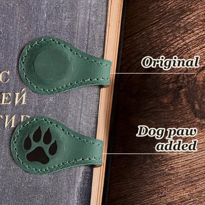 Last Day Promotion 70% OFF - 🔥Personalized Magnetic Leather Bookmark