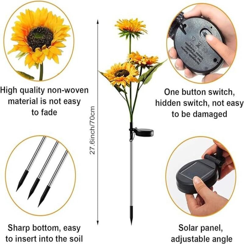 🌻Factory Direct Sales 49% Off - 🌞Solar LED Sunflower Garden Lights