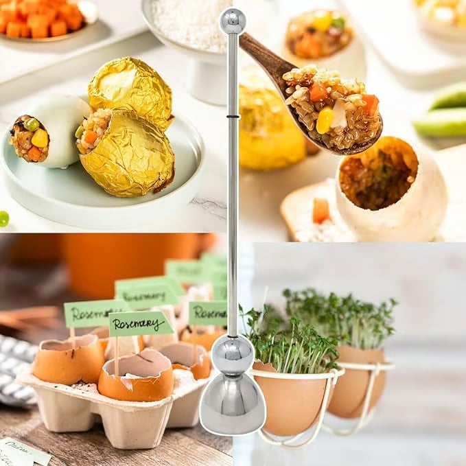 🔥Letzter Tag 50% Rabatt- Eierknacker-Werkzeug aus Edelstahl🍳🥚
