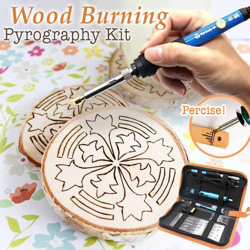 (New Year Sale- 50% OFF) Pyrography Wood Burning Set- Buy 2 Get Extra 10% OFF