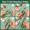 🔥Last Day Promotion 70% OFF🔥12 Christmas Beaded Pens DIY Kit