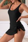 2024 Summer New Sexy Tummy Control Slim Fit One Piece Swimsuit With Skirt