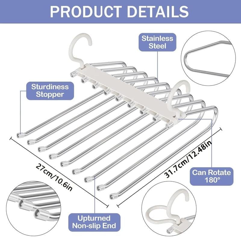 🔥Last Day Promotion 70% OFF🔥9 Layer Pants Hanger