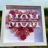 BUY 2 FREE SHIPPING-Personalized Mom Flower Shadow Box With Name For Mother's Day