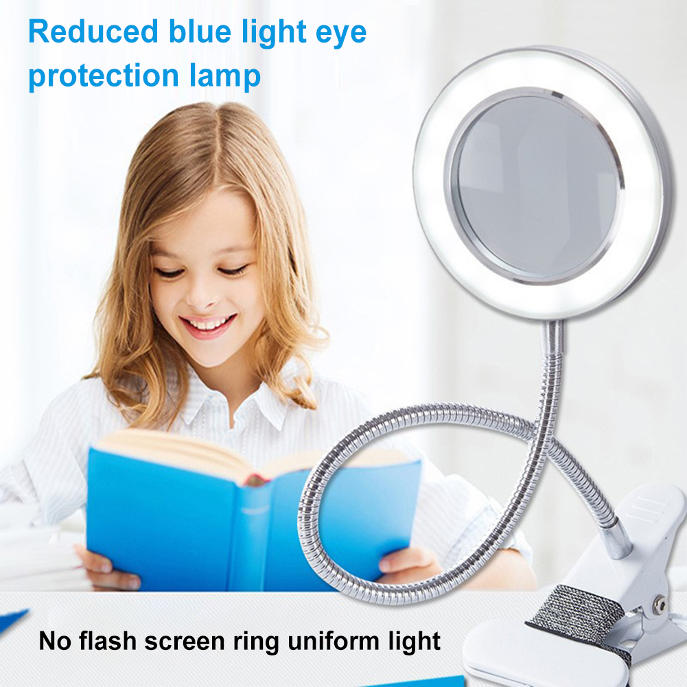 💥LAST DAY SALE 50% OFF💥Magnifying Glass Clip-On Desk Lamp⚡Buy 2 Free Shipping