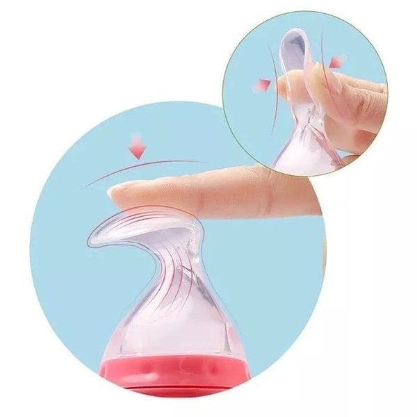 (🎅EARLY CHRISTMAS SALE-49% OFF) Baby Squeezy Food Grade Silicone Spoon Bottle