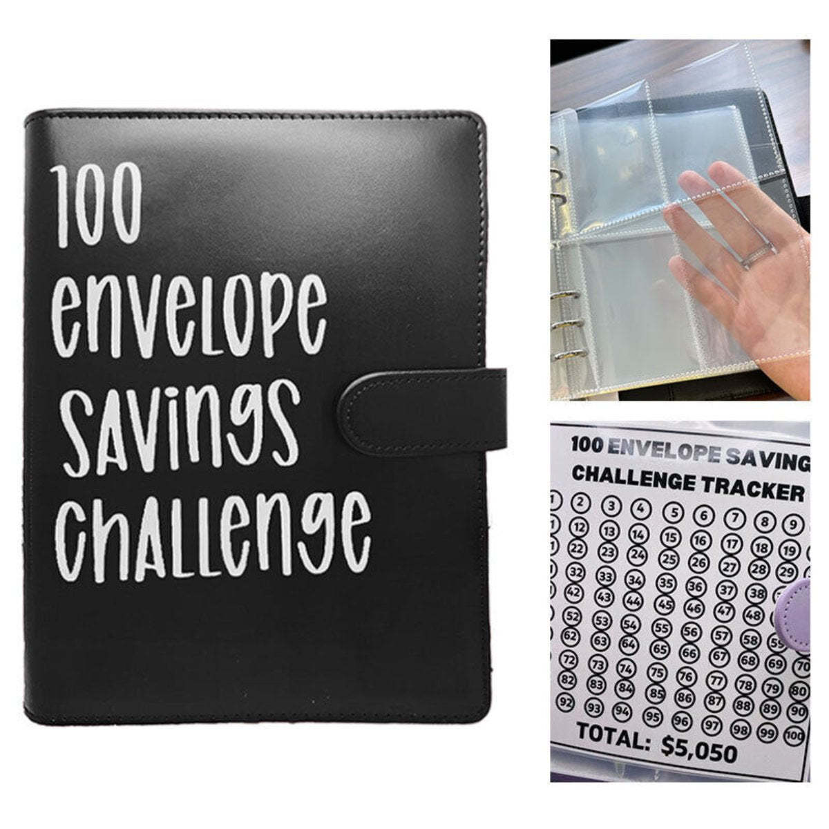 100 Envelope Savings Challenge™💰 Easily save $5,050