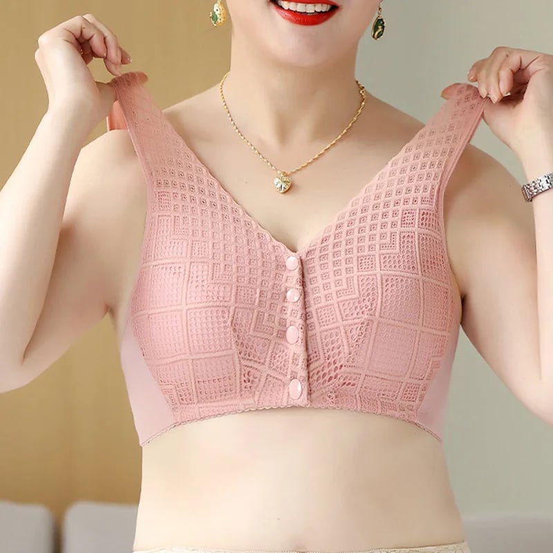 🎁LAST DAY 45% OFF🎁Plus Size Cotton Front Button Bra
