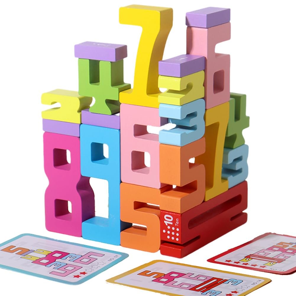 🥇Montessori-Inspired Wooden Number Building Blocks