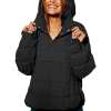 🍂KOSTENLOSEN VERSAND🔥Übergroße Pufferjacke mit Kapuze für Damen, gesteppt, leicht, warm, Winterpullover, gepolsterter Hoodies-Mantel