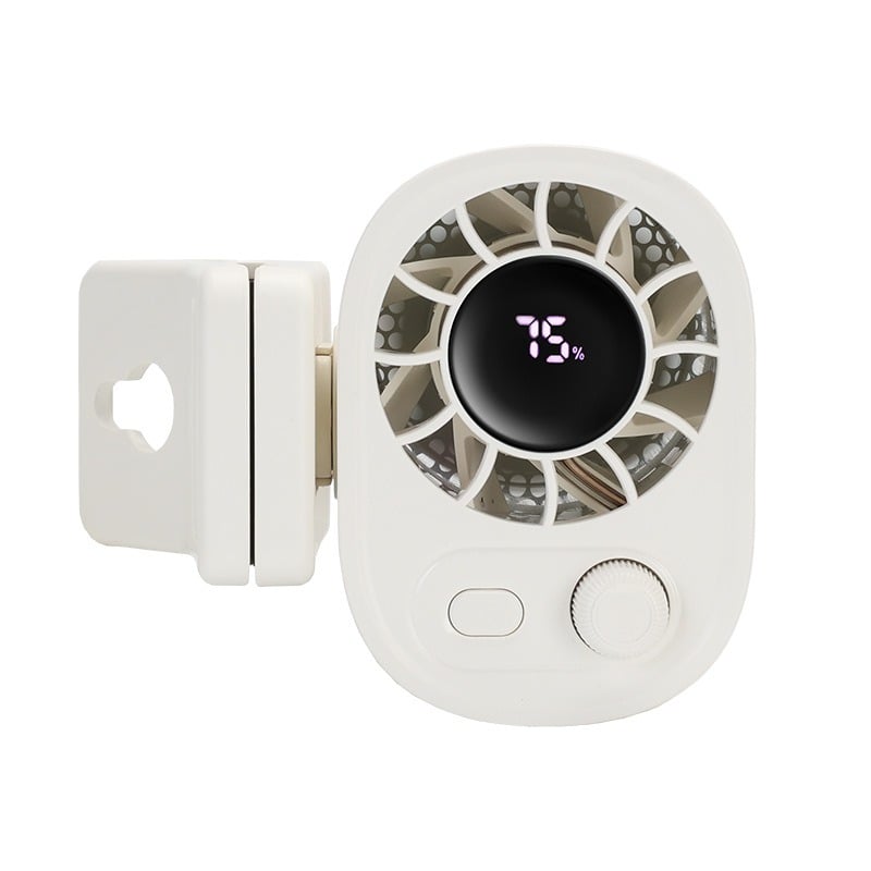 🎁TikTok Last Day Sale - 70% OFF🎉Car Clip On Fan with LED Display -360° Rotation, 100 Speeds Adjustable, USB Rechargeable