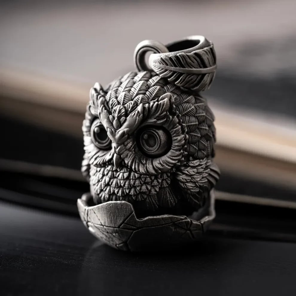 🎁TikTok Last Day Sale - 70% OFF🦉Handmade Owl Fidget Pendant