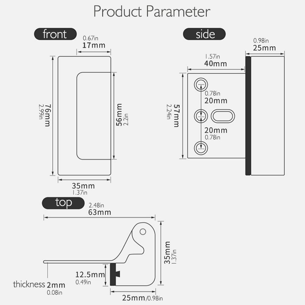 💥LAST DAY SALE 50% OF💥Home Security Door Lock - Withstands 800 lbs