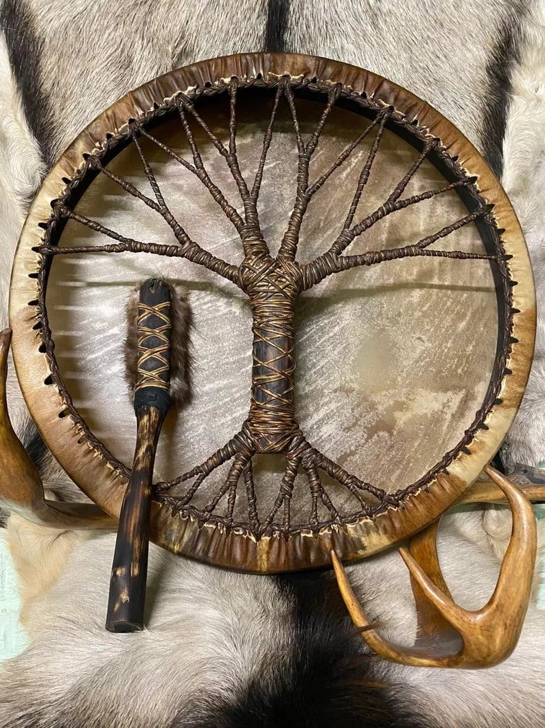 (🔥Last Day Promotion- SAVE 48% OFF)Shaman Drums 'Tree of life' Spirit music(BUY 2 GET FREE SHIPPING)
