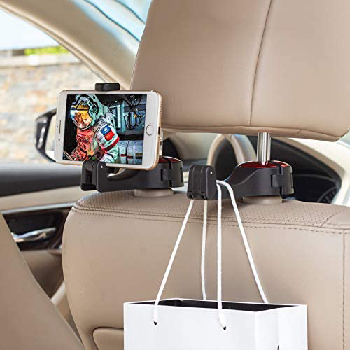 (🔥2023 New Year Promotion-48%OFF)2 in 1 Car Seat Phone Mount & Hook Hanger(Buy 4 get Free shipping)