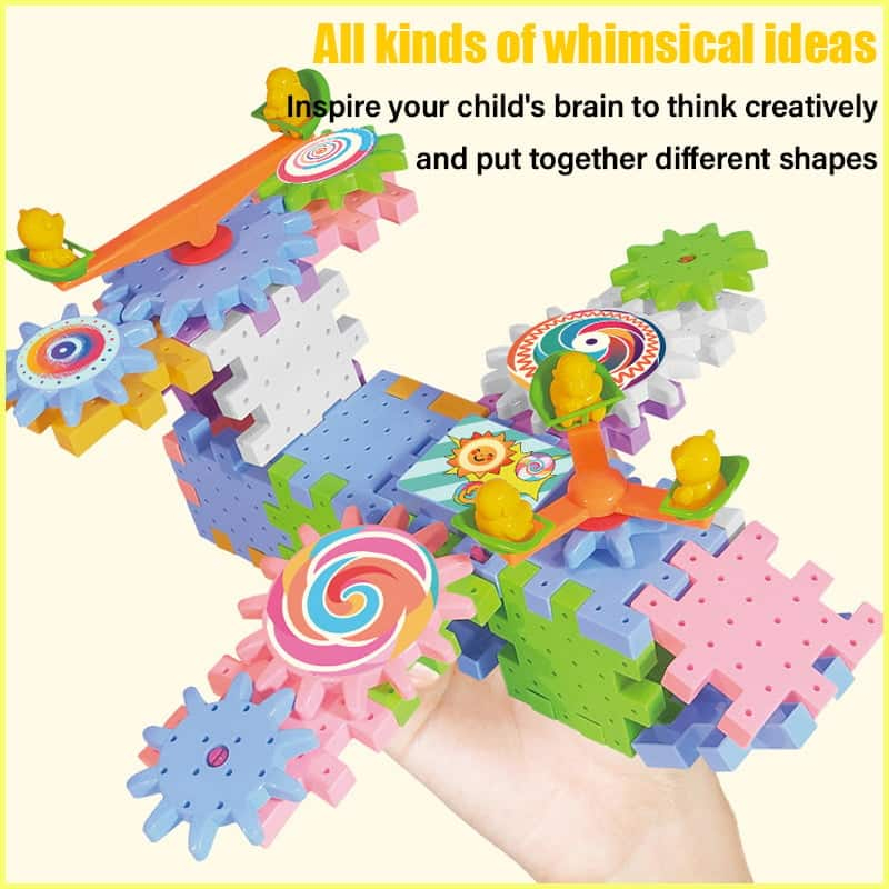 🔥(2024 HOT SALE - 49% OFF) Educational STEM Electric Gears Blocks Toy