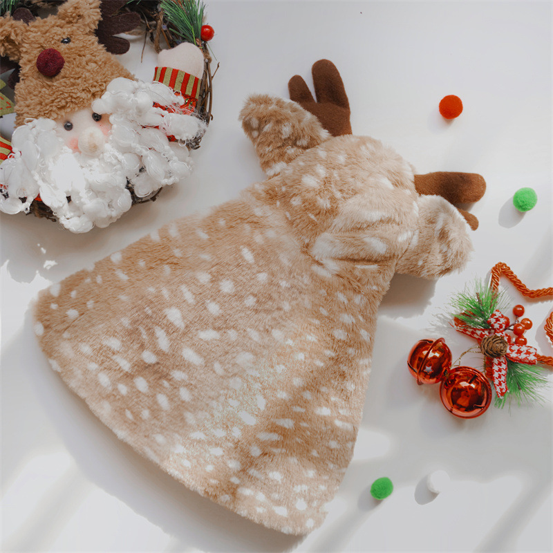 (🎄Early Christmas Sale 49% OFF)😻Soft Warm Elk Cape Pet Clothes