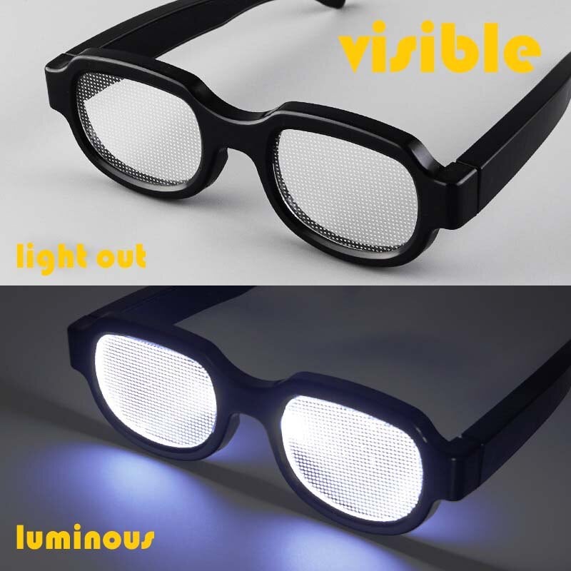 🔥Last Day Promotion 70% OFF-🔥-LED Luminous Glasses Light-Up Eyewear