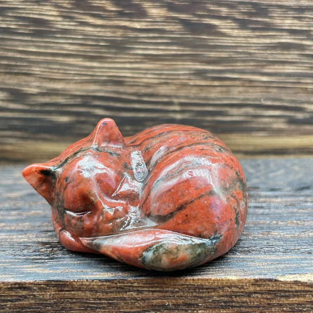 🥰HOT SALE on Mother's Day🐱 Natural Quartz Crystal Sleeping Cat Decoration