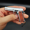 1:3 solid wood handle M1911 model alloy keychain