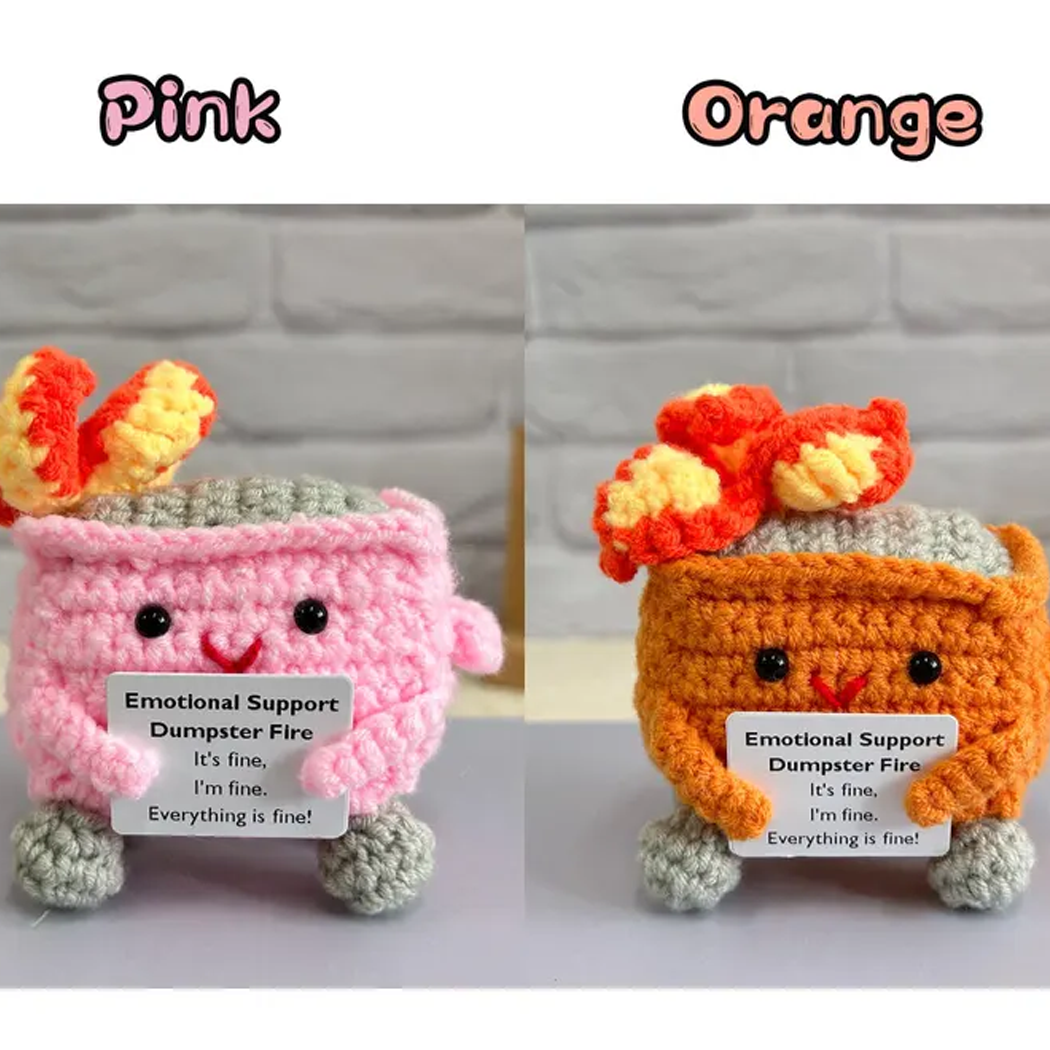 🔥Crochet Dumpster Raging Fire