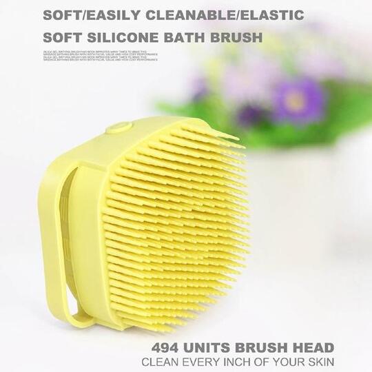 50% OFF 2 in 1 Bathroom Comfortable Silicone Scalp Massage Brush, Buy 2 Free Shipping!