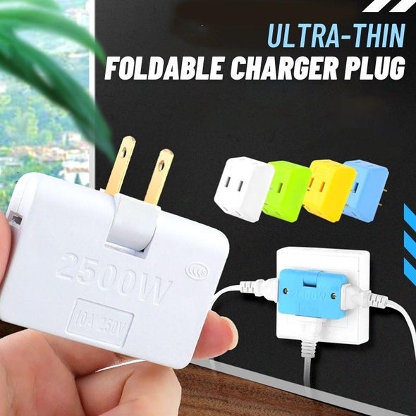 (🌲Early Christmas Sale- 48% OFF)Ultrathin Foldable Charger Plug--buy 5 get 3 free & free shipping(8pcs)