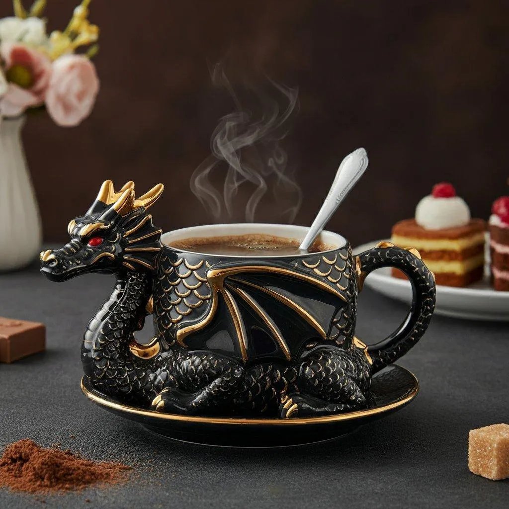 🎁TikTok Spring Last Day Promotion 48% OFF-🎁-Dragon Shaped Coffee Cup