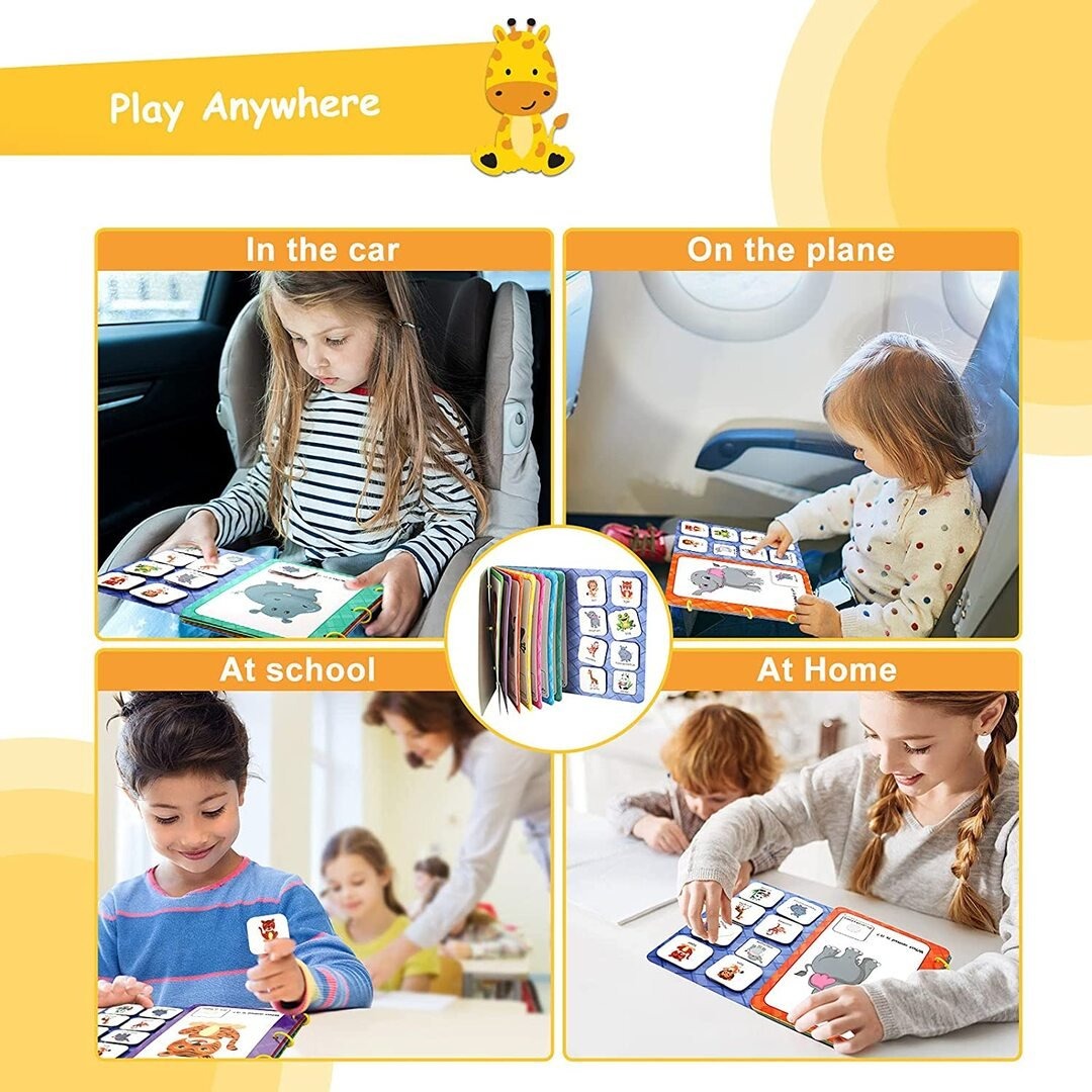 (🔥LAST DAY PROMOTION - SAVE 50% OFF) Montessori Busy Book For Kids To Develop Learning Skills-Buy 2 Free SShipping