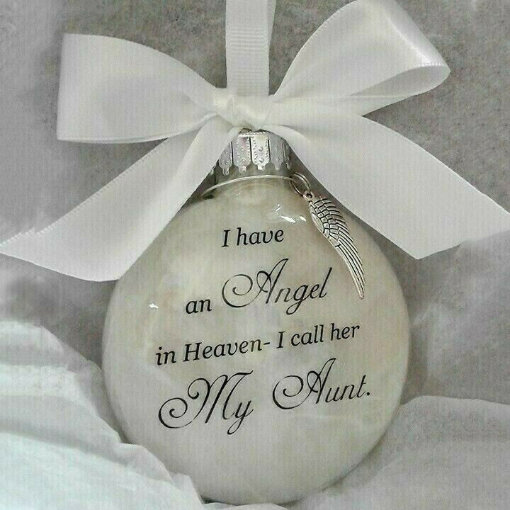 Christmas ornaments feather ball - Angel In Heaven Memorial Ornament