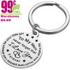 To my Mom/Dad never forget that I Love you Keychain