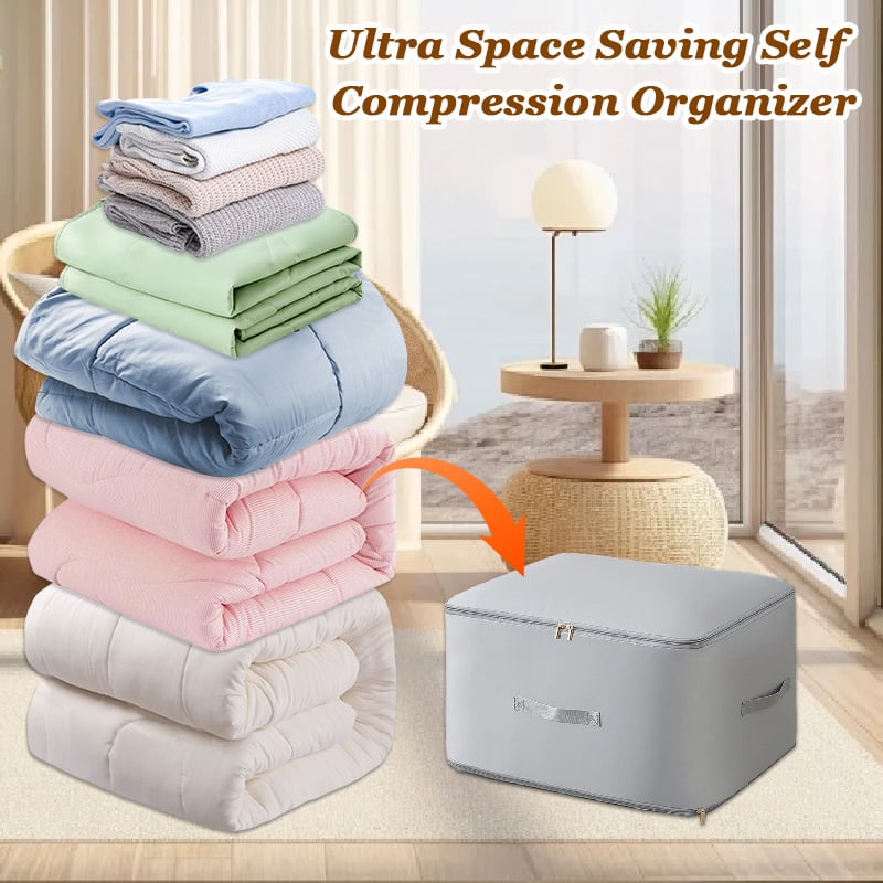 🔥Last Day 50% OFF - Ultra Space Saving Self Compression Organizer