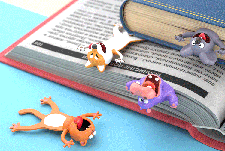 (Last Day Promotion - 50% OFF) 🔥3D WACKY BOOKMARK