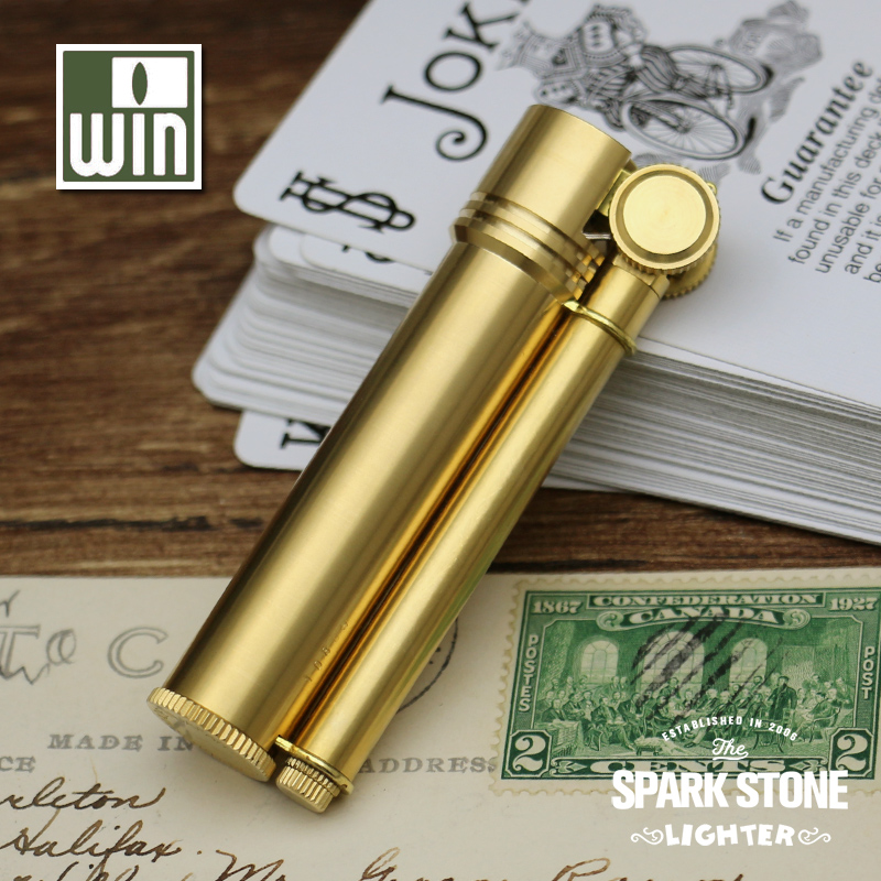 Stainless Steel Brass Vintage Creative Old Kerosene Lighter