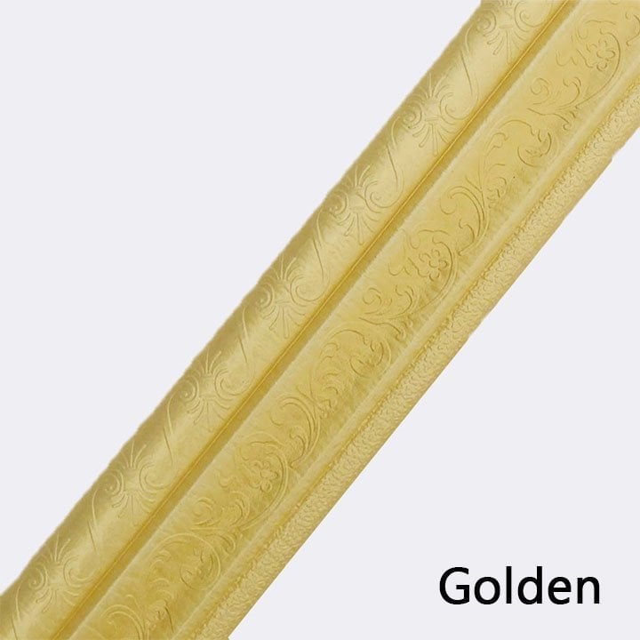 Self-Adhesive Environmental Protection 3D Wall Edging Strip (7.55 FEET/ROLL)
