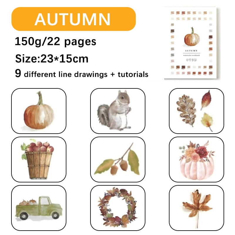 💕𝙊𝙏𝙀𝙃® Watercolor Workbook