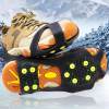 10 teeth crampons, non-slip shoe cover, 1 pair