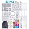 (LAST DAY PROMOTIONS- SAVE 50% OFF) DIY Silicone Crystal Jewelry Mold Set