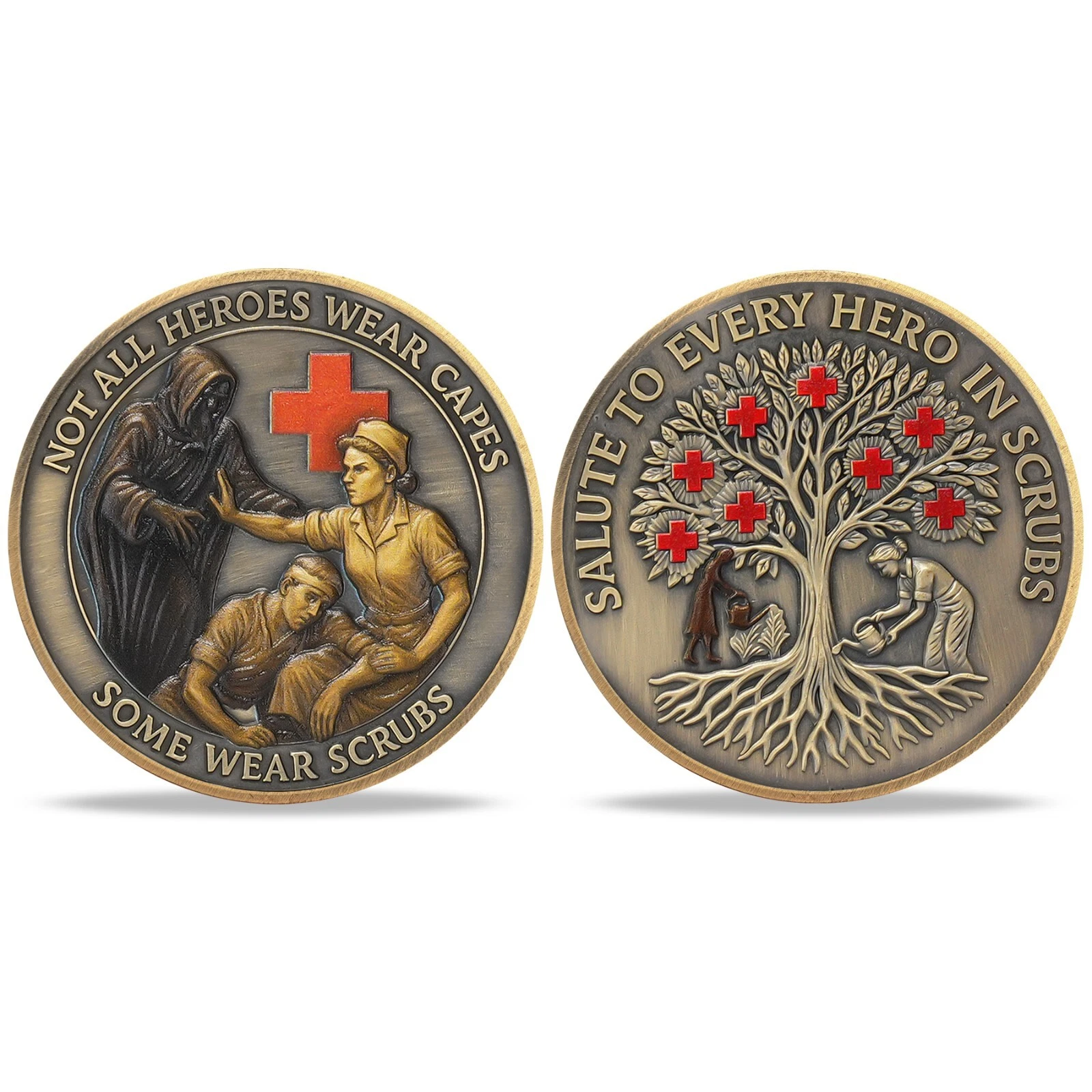 Tribute to Nurse & Medical Hero EMS Challenge Coin