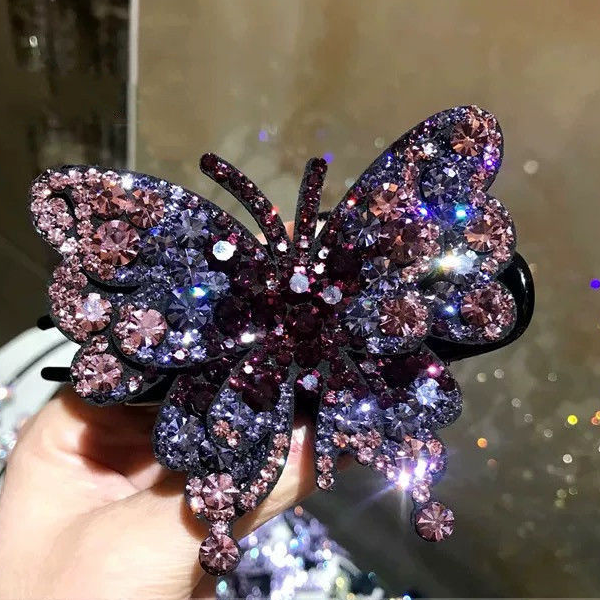 💝🎁Rhinestone ButterflyHair Clip