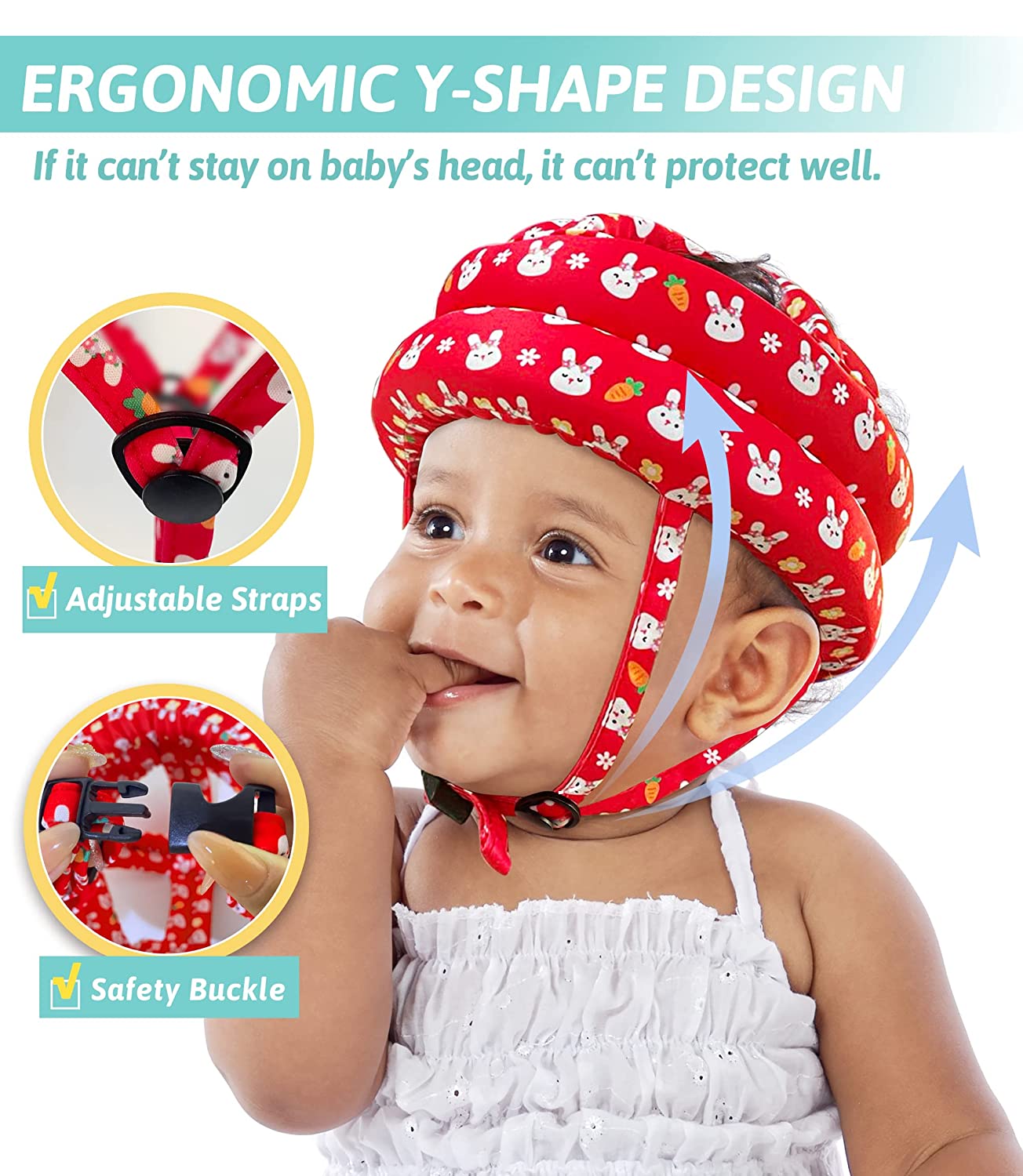 (🌲Early Christmas Sale- SAVE 48% OFF)Baby Safety Helmet Toddler Head Protection(buy 3 get extra 20% off)