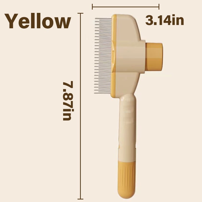 🎁TikTok Last Day Sale - 70% OFF🔥Self-cleaning Pet Flea Comb Grooming Brush