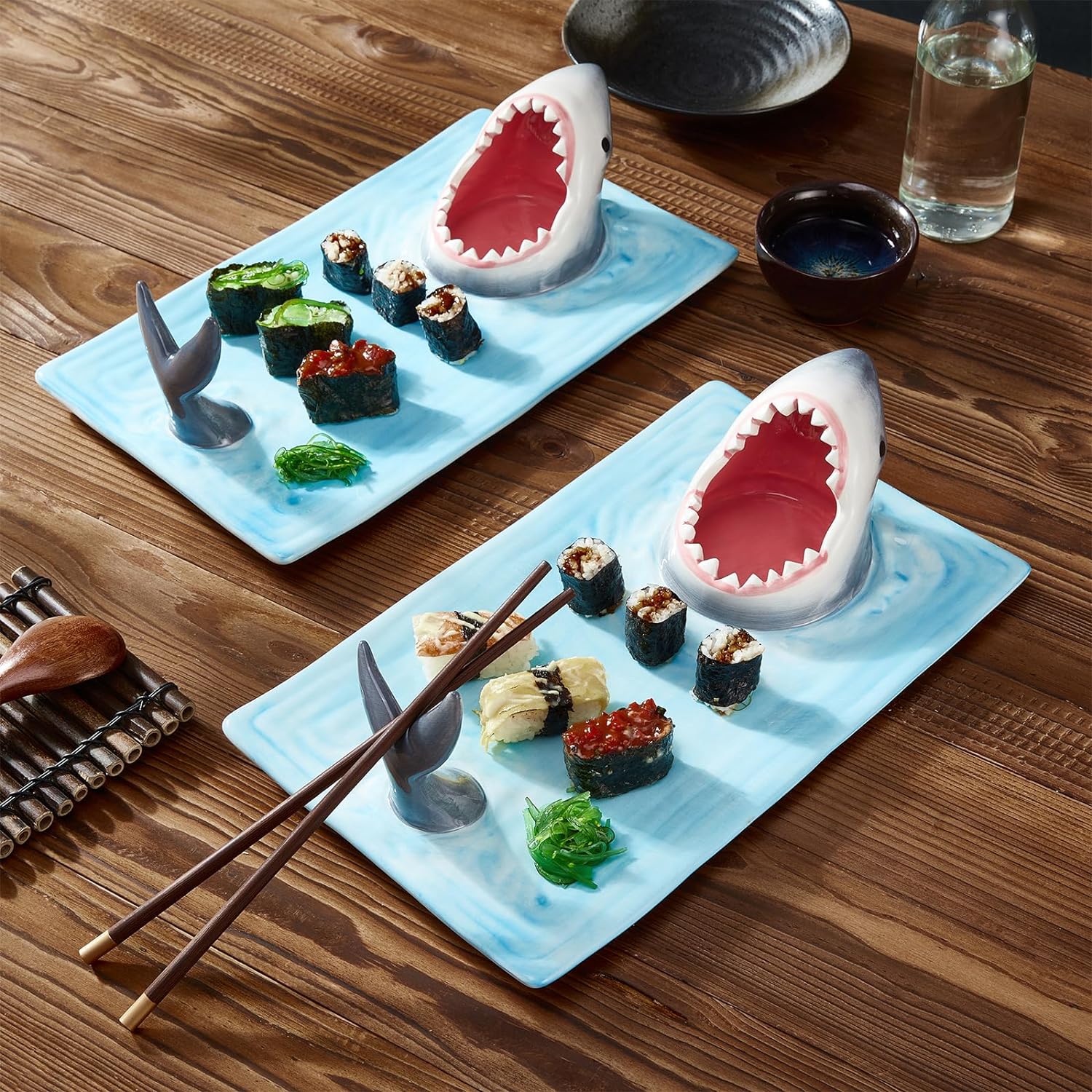 <strong>Handmade</strong> Ceramic Shark Plate🦈