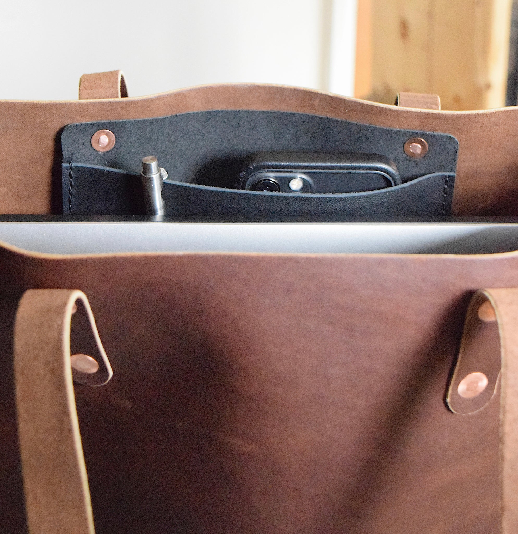 Limited Time Sale $30🔥Handmade Full-grain Leather Amber Tote