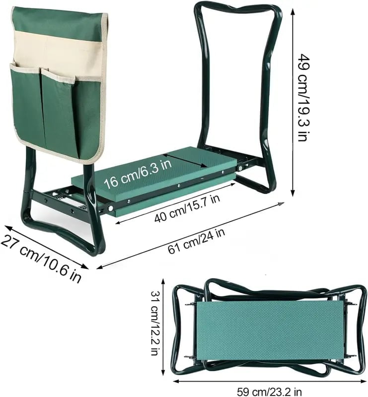🏆Upgraded garden kneeling chair garden tools