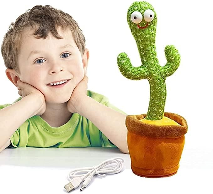 🔥 NEW YEAR 2024 SALE 50% 🎁LED Musical Dancing & Mimicry Cactus Toy