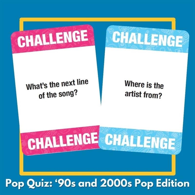 🎁TikTok Last Day Sale - 70% OFF🎶Lyrically Correct Pop Quiz 90s & 2000s Edition Music Trivia Game